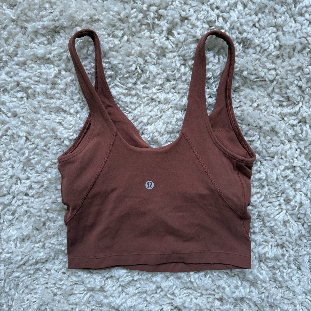 Lululemon Athletica Copper Align Tank Sports Bra (Size 2)